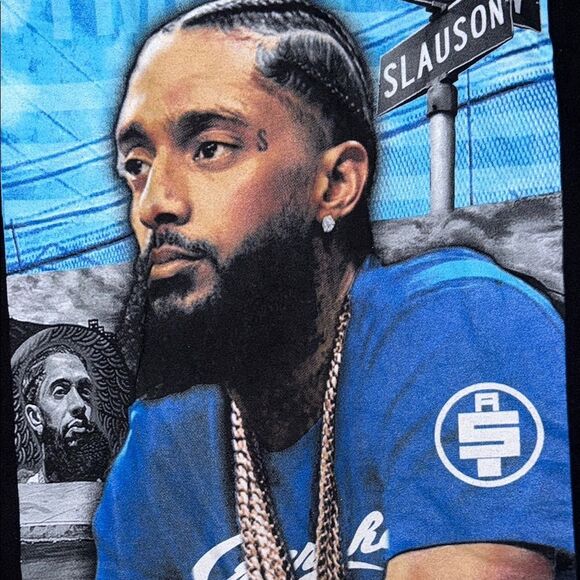 Shaka Wear NIPSEY HUSSLE T-shirt Crenshaw Slauson Hip Hop Rap Tank Top - Picture 5 of 10